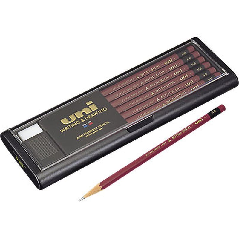 三菱鉛筆（uni） ハイユニ B 鉛筆 12本入 世界的に - 筆記具