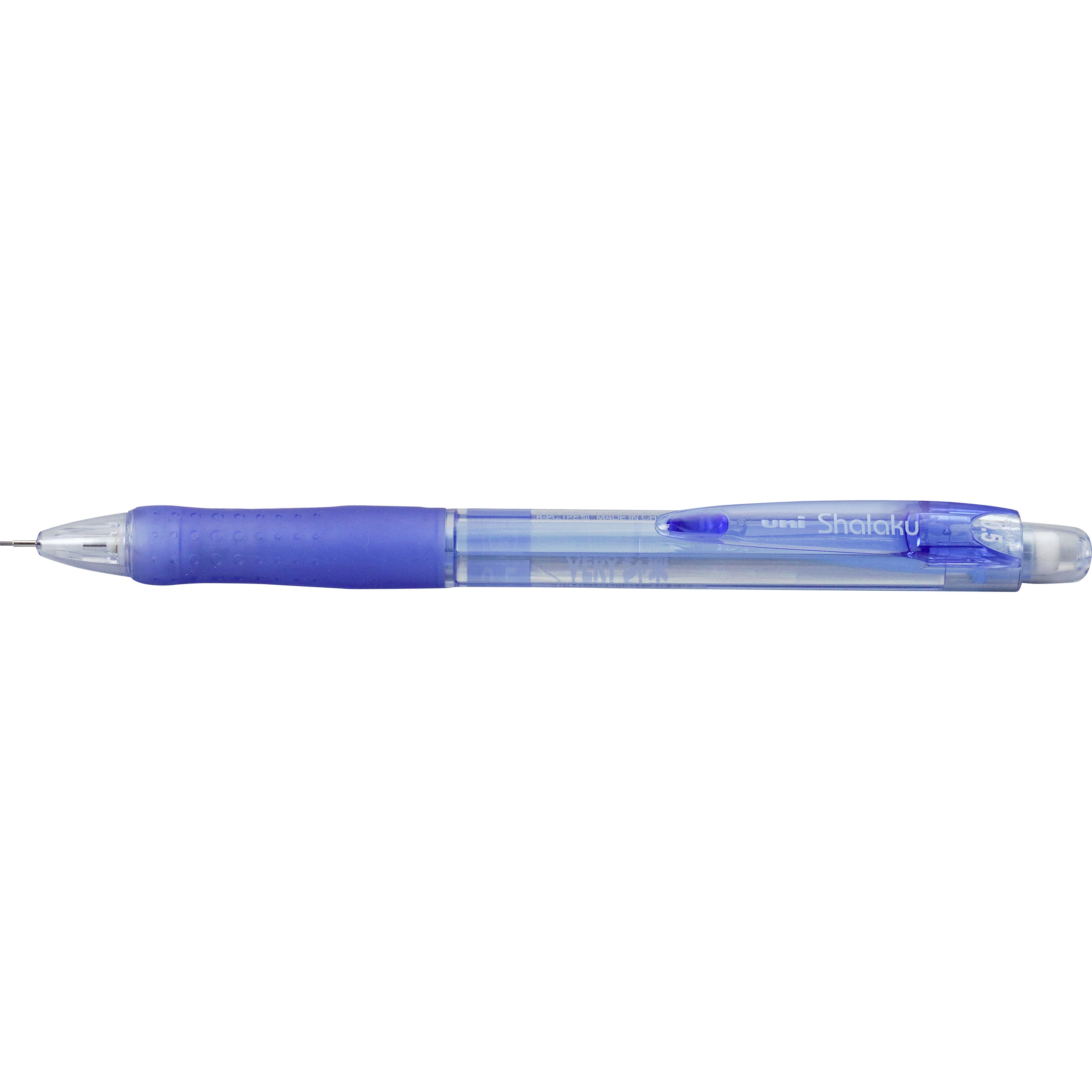 青色透明シャープペンシル本体 M5100T.33 ベリーシャ楽 uni(三菱鉛筆) 透明青 芯径0.5mm 【通販