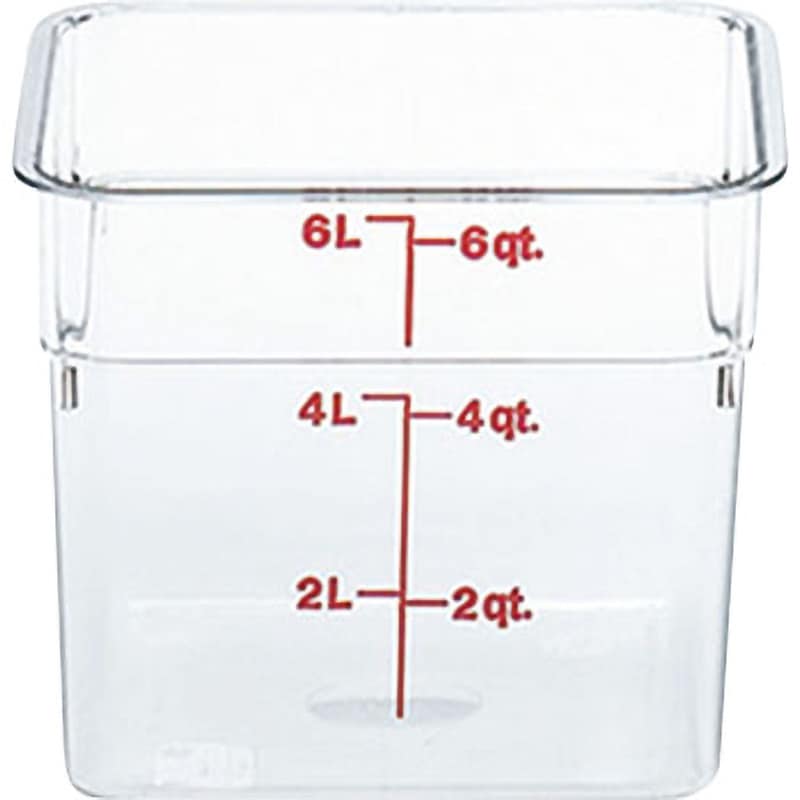 CAMBRO(キャンブロ) 角型フードコンテナー 22SFSCW クリアー ポリカーボネイト アメリカ AHC03022 ｜CAMBRO(キャンブロ) 角型フードコンテナー 6SFSCW クリアー