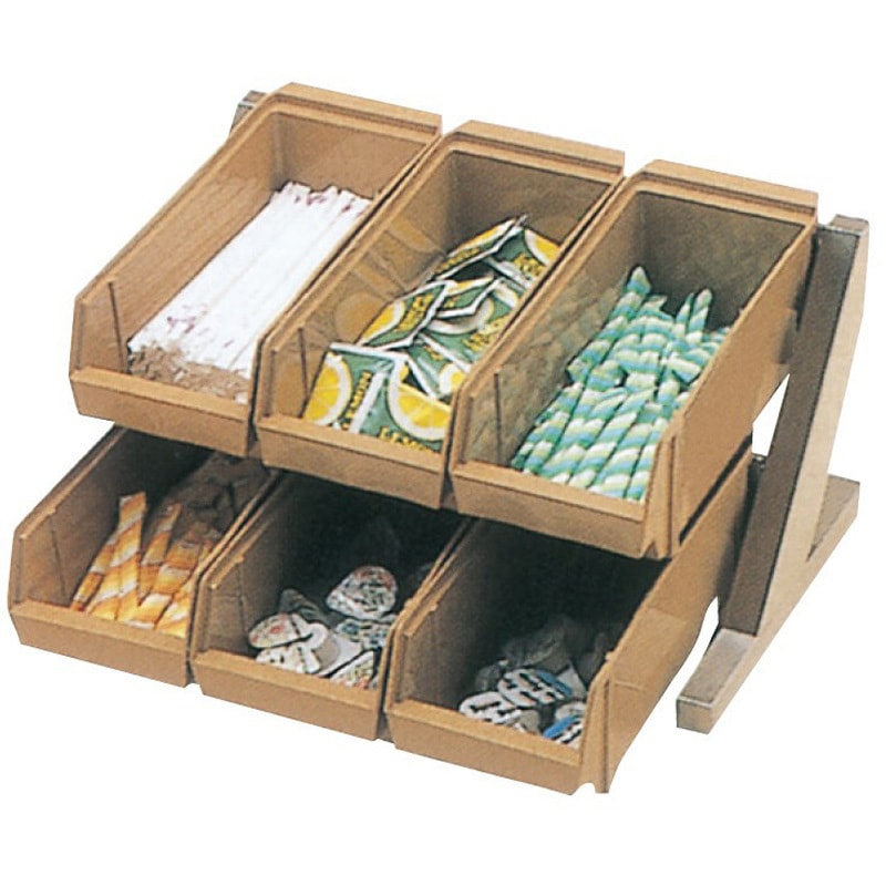 SA　18-8　デラックス　オーガナイザー　2段3列（6個入）　ブラック SA18-8 デラックス オーガナイザー 2段3列 6ヶ入 ブラック