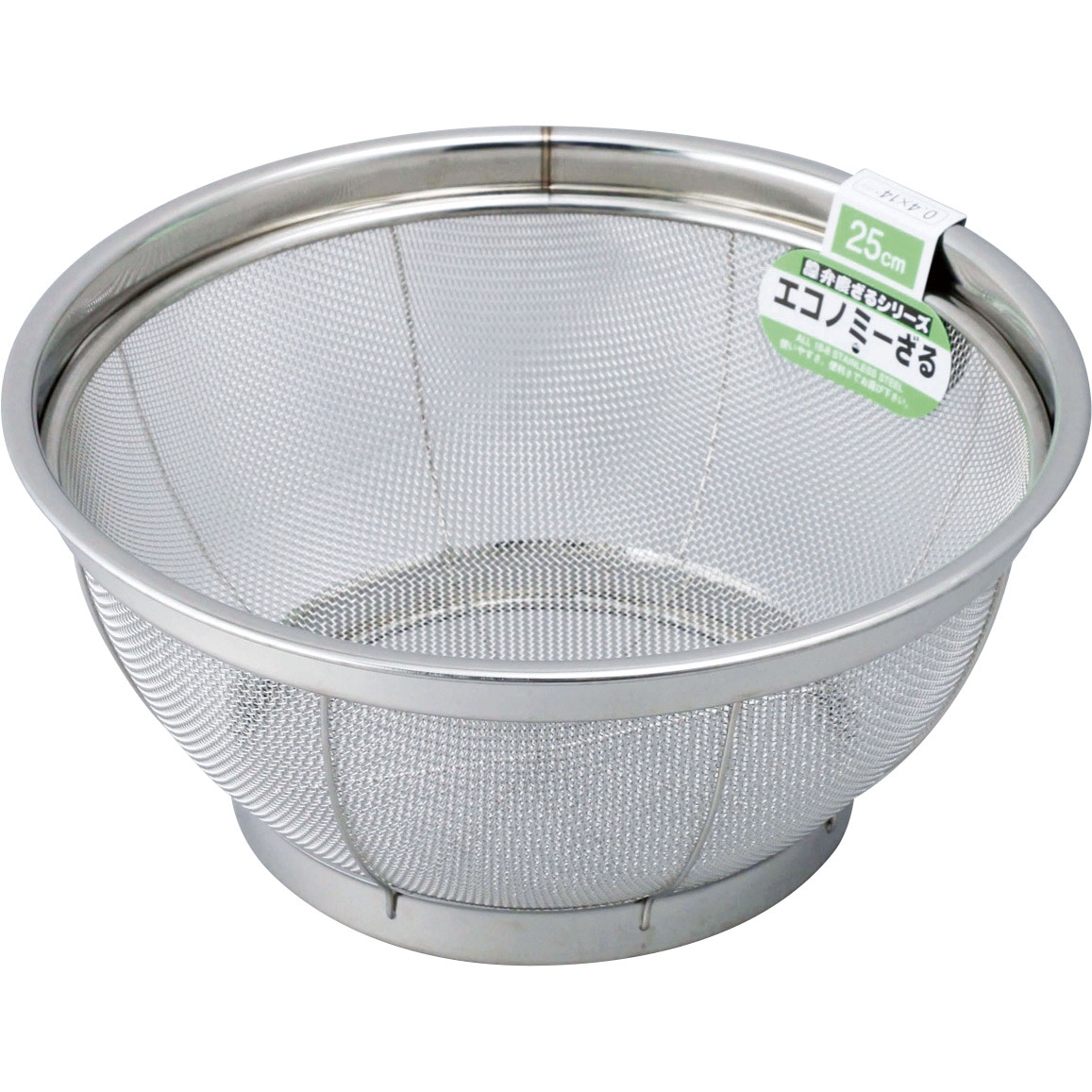 HF-E4 BK 18-8F型ザル 27.5cm カラーバーブルー付 弁慶(本間冬治 HF-E4 BK 18-8F型ザル 27.5cm カラーバーブルー付 弁慶(本間冬治