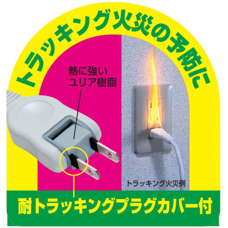限定商品♪【HOBBS】定番シンプル☆ブラウンラップコート W-1513NB(W) 延長ケーブル 延長コード 電源タップ 1個口