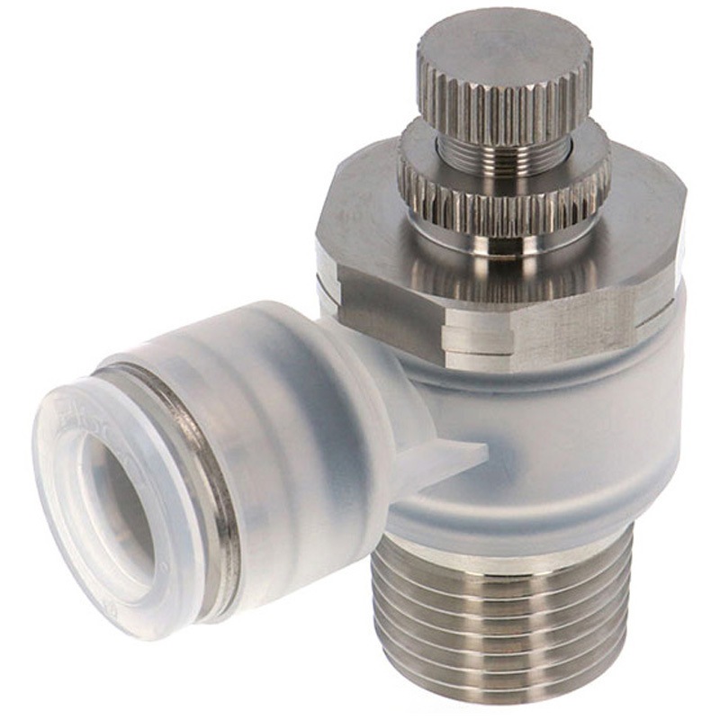 PJSC12-04B-F-C スピードコントローラPP エルボ クリーンルーム包装 PISCO(ピスコ) 標準仕様