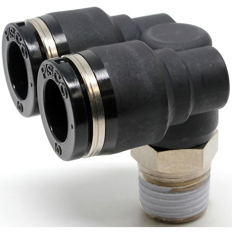 PAX10-02-C ブランチエルボ PISCO(ピスコ) 標準タイプ R チューブ外径10mm 1袋(10個) PAX10-02-C