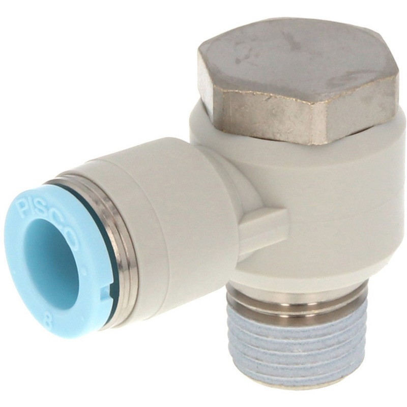 PH8-02-C ユニバーサルエルボ ミリサイズ PISCO(ピスコ) 標準タイプ R チューブ外径8mm 1袋(10個) PH8-02-C 4,948円