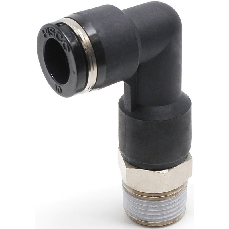 PLL10-03-C ロングエルボ PISCO(ピスコ) 標準タイプ R チューブ外径10mm 1袋(10個) PLL10-03-C