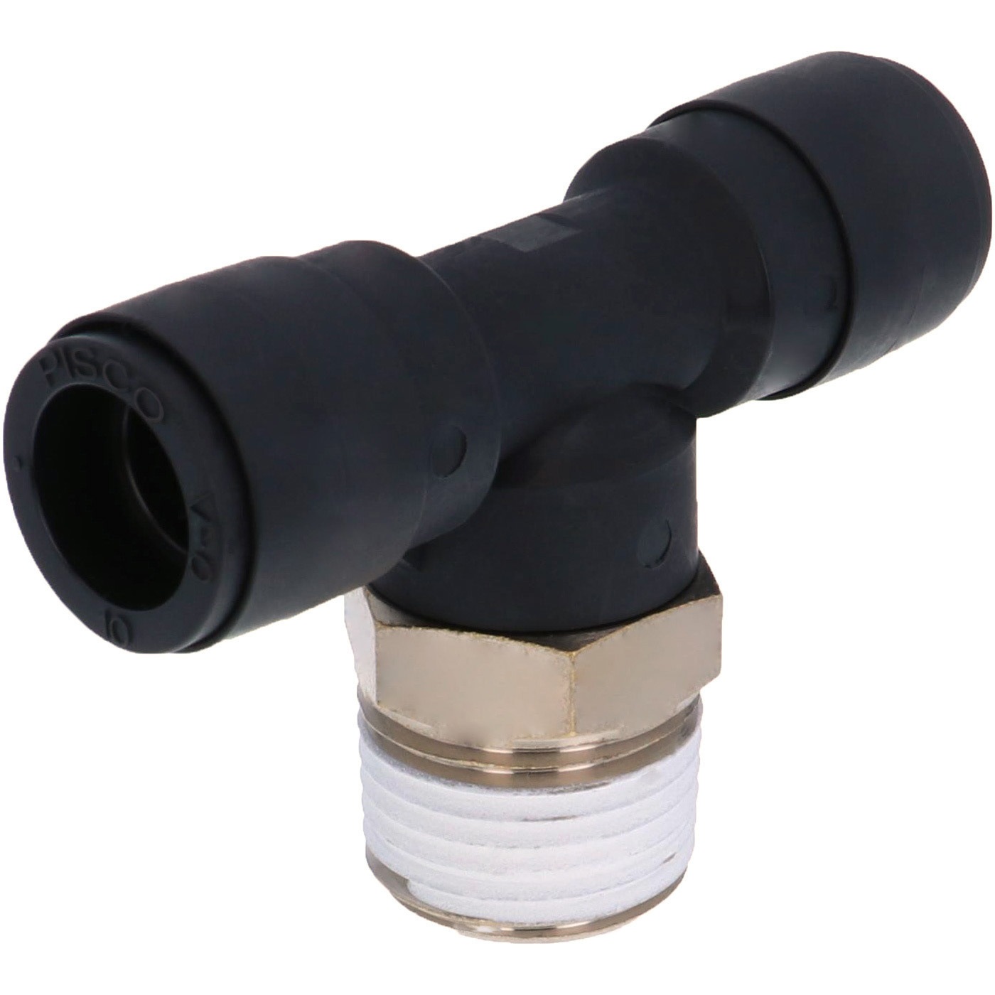 PB10-04V-0 チューブフィッティングスパッタ ティー PISCO(ピスコ) R チューブ外径10X12mm 1袋(10個) PB10-04V-0