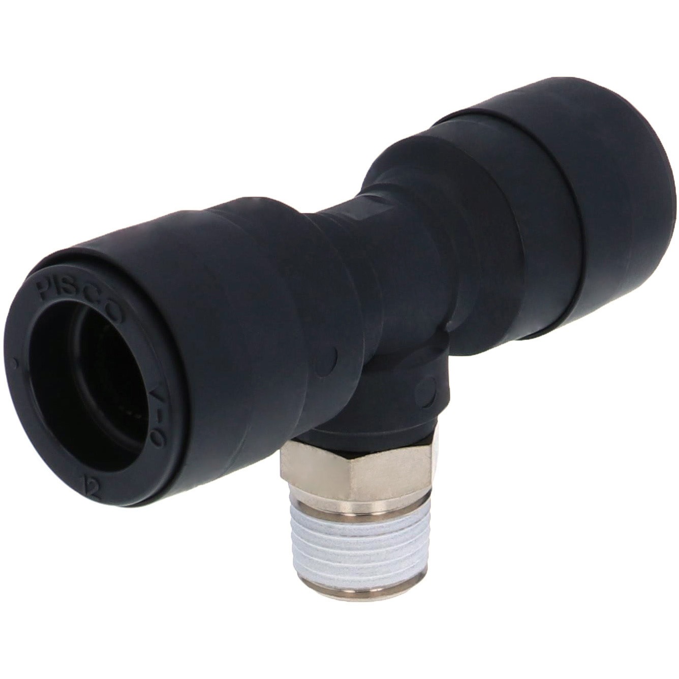 PB12-02V-0 チューブフィッティングスパッタ ティー PISCO(ピスコ) R チューブ外径12X14mm 1袋(10個) PB12-02V-0