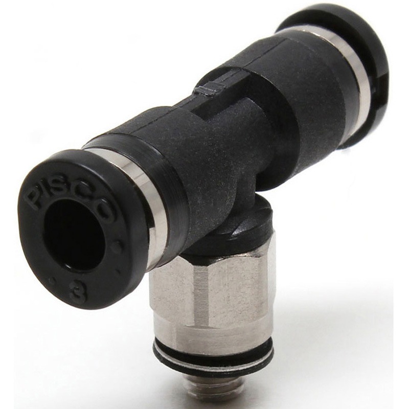 PB3-M3M-C ミニタイプ ティー PISCO(ピスコ) 空気 クリーンルーム包装 M チューブ外径3mm 1袋(10個)