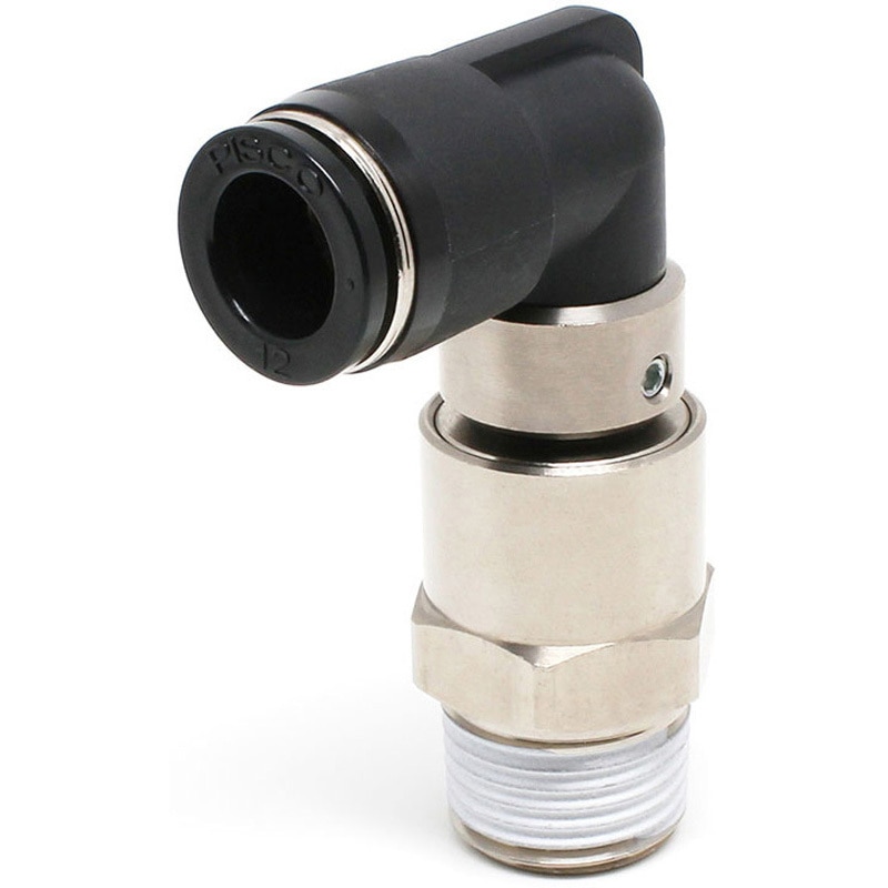 RHL12-04 ハイロータリジョイント エルボ PISCO(ピスコ) R 回転部配管用タイプ チューブ外径12mm