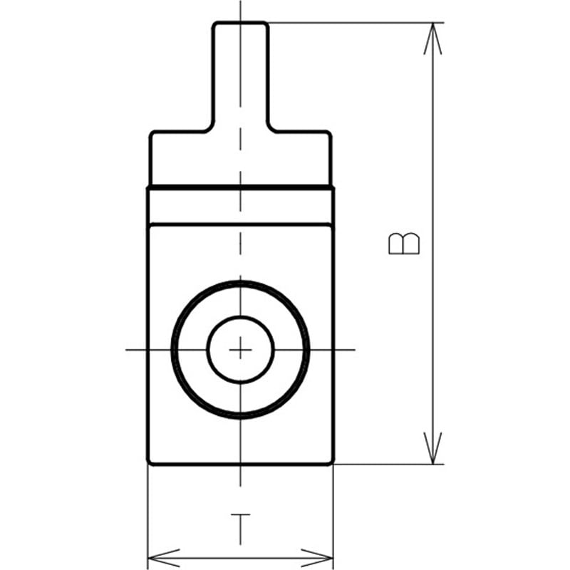 HV02-1/4 ハンドバルブ ストレートB 3方弁 PISCO(ピスコ) 管接続口径R1