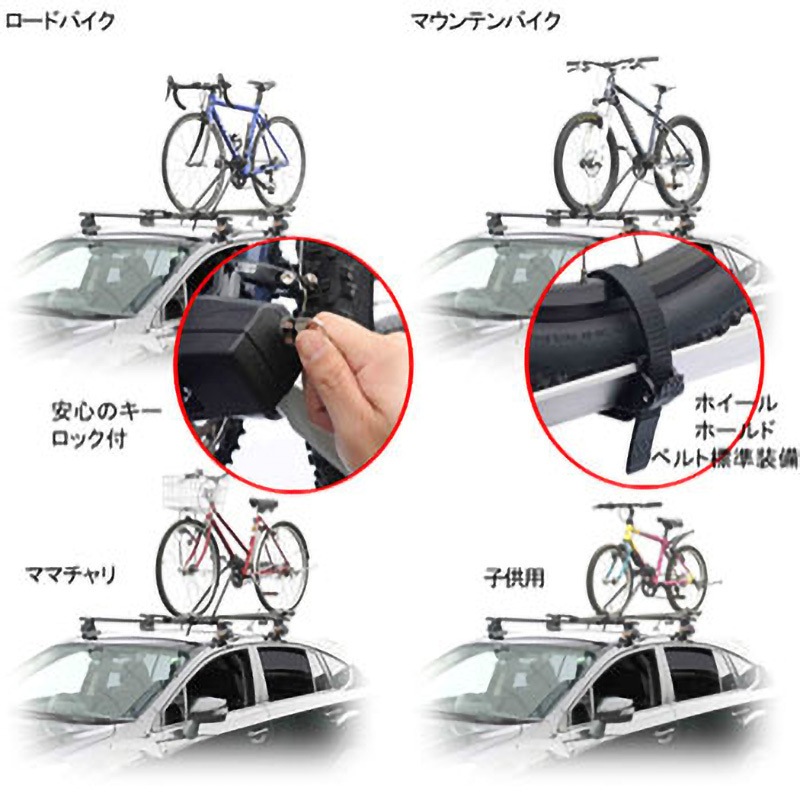 IN385 サイクルアタッチメントST 1セット カーメイト 【通販モノタロウ】