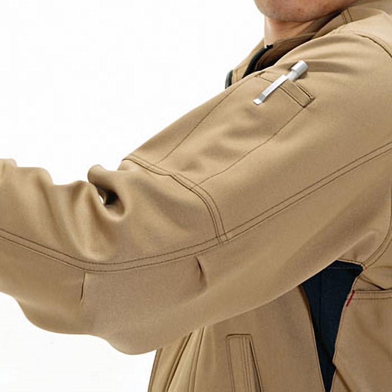 7081 7081 メンズジャケット (秋冬用) バートル 裏綿ツイル キャメル色