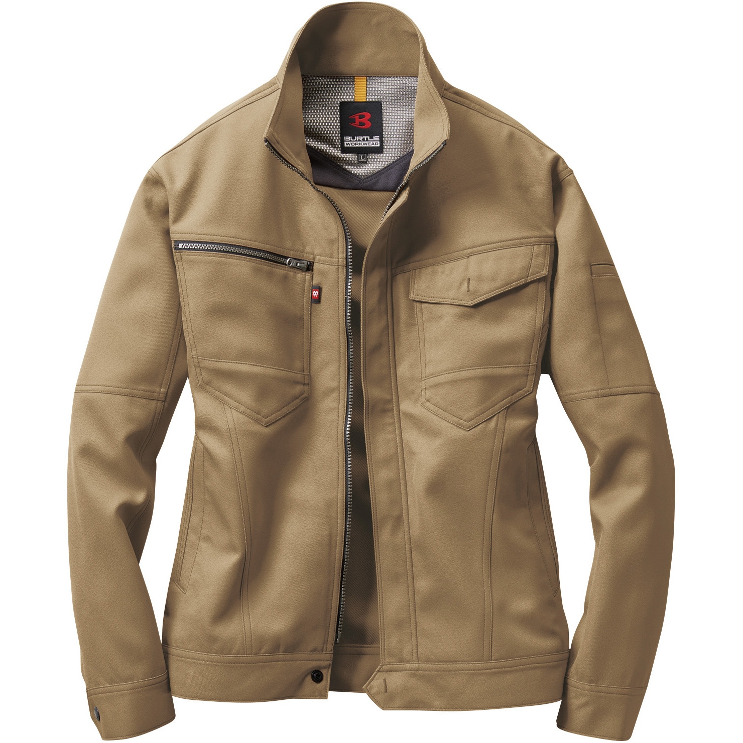 7081 7081 メンズジャケット (秋冬用) バートル 裏綿ツイル キャメル色