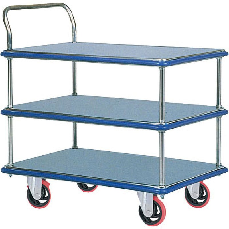 SUS308 ステンレス製 三段台車 石川製作所 荷重300kg 荷台幅615mm荷台奥行915mm  SUS308