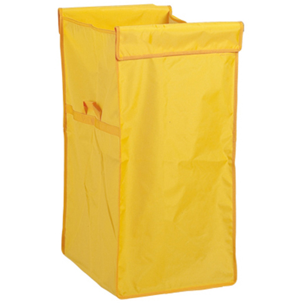 DS-579-060-5 システムカートワイド(袋) (旧品名：UF多分別回収カート(袋)120L) テラモト ダストカー用袋 袋のみ ナイロン 袋色:黄   DS-579-060-5
