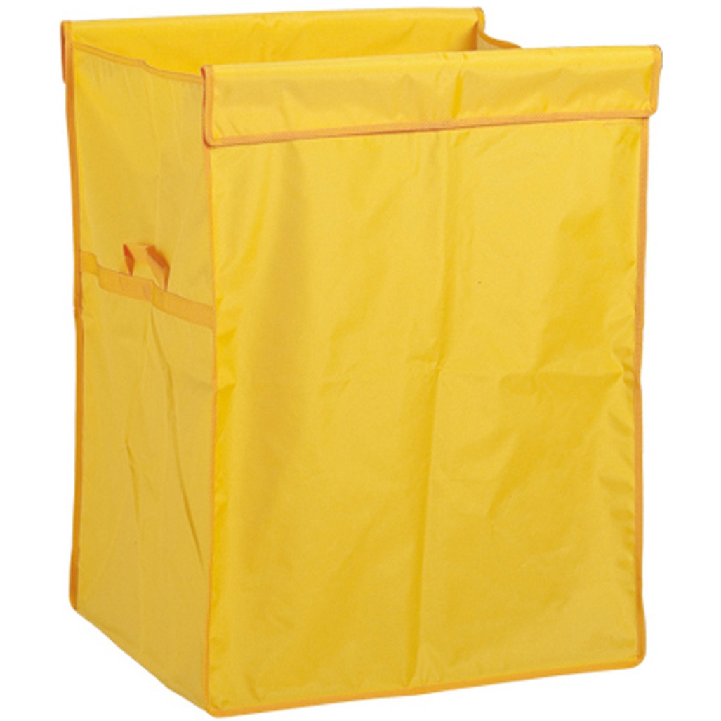 DS-579-061-5 システムカートワイド(袋) (旧品名：UF多分別回収カート(袋) 180L) テラモト ダストカー用袋 袋のみ ナイロン 袋色:黄   DS-579-061-5