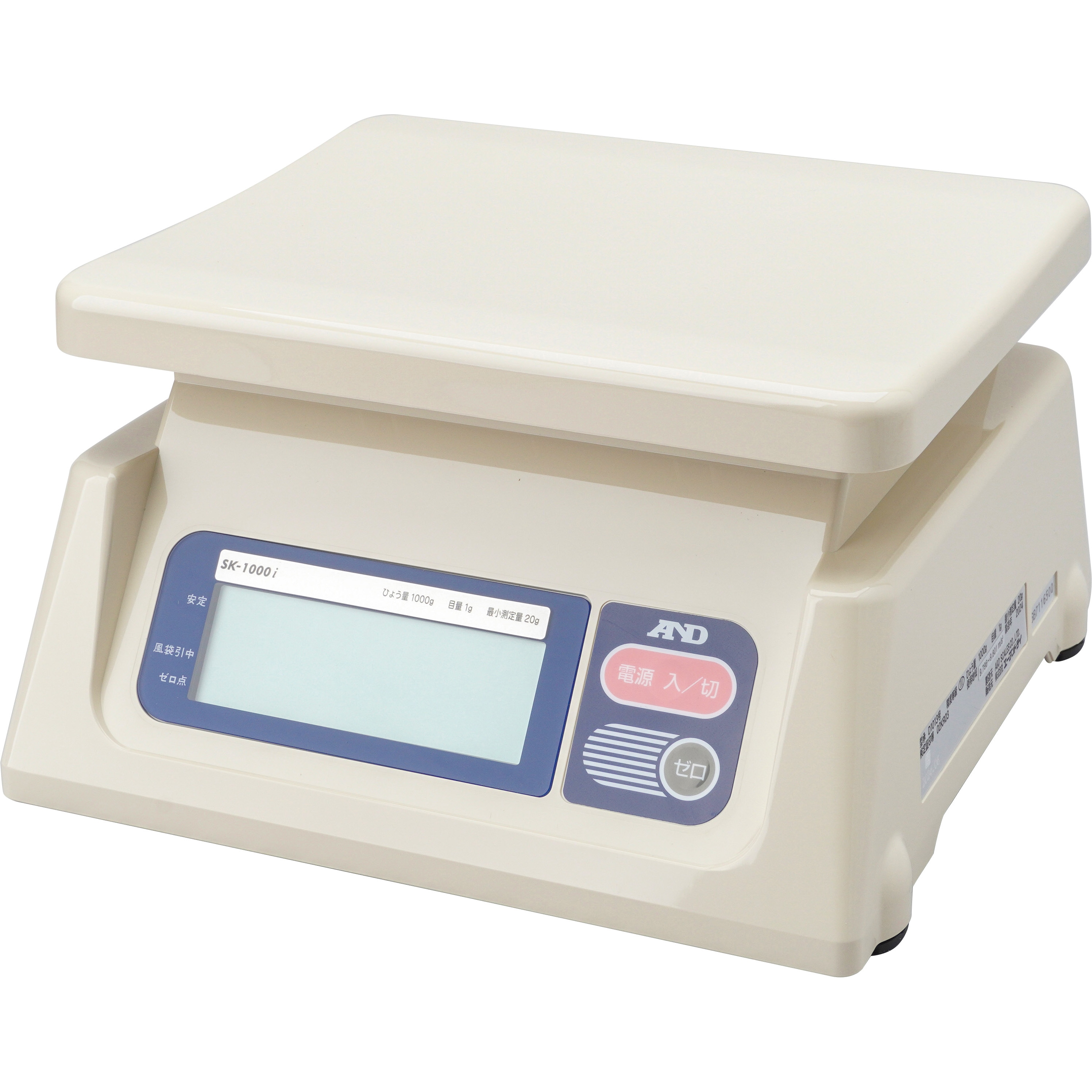 ＊【通電OK】AND SK-1000 デジタルスケール 基準適合証印 はかり スケール 計量器 ひょう量1000g エー・アンド・デイ 検定付きはかり 取引証明用（検定付）デジタルはかり | SK-i デジタルスケール 株式会社田中衡機工業所