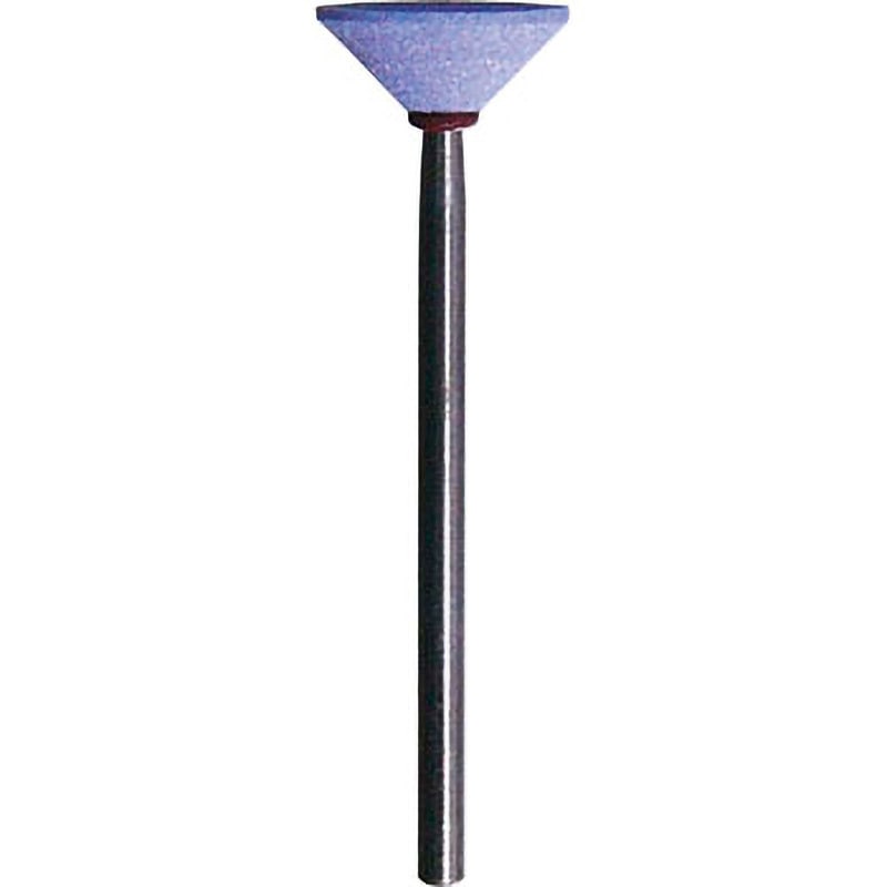 No.H-212 軸付砥石(金属)用WA材 Φ2.34 サンフレックス #120 逆台形型