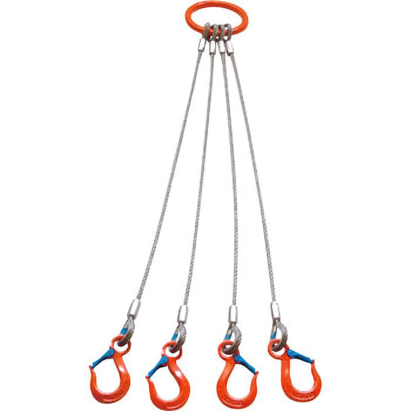 4本吊 ワイヤスリング 1セット 大洋製器工業 【通販モノタロウ】