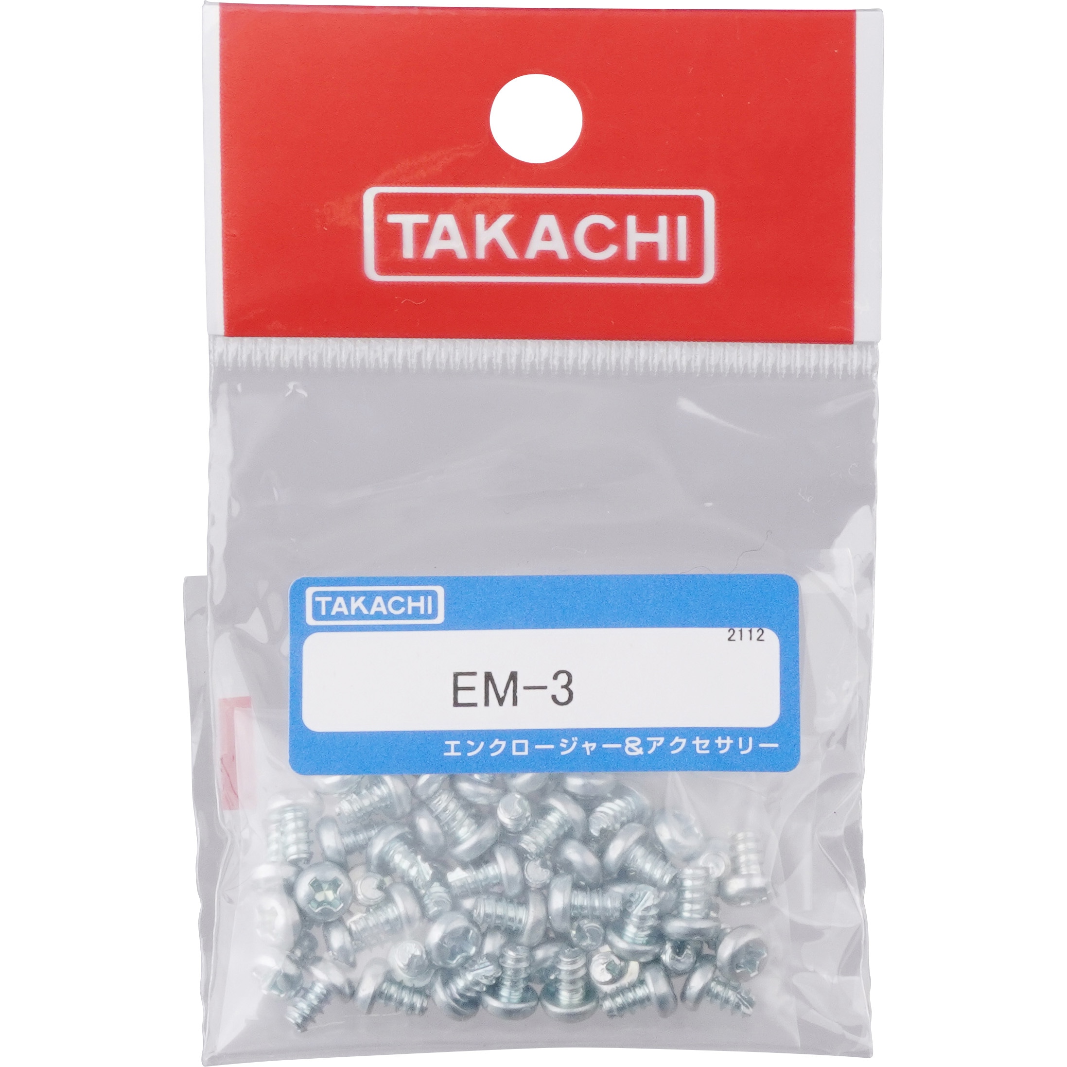 EM-3 基板固定用タッピングビス EMシリーズ 1袋(50個) タカチ電機工業