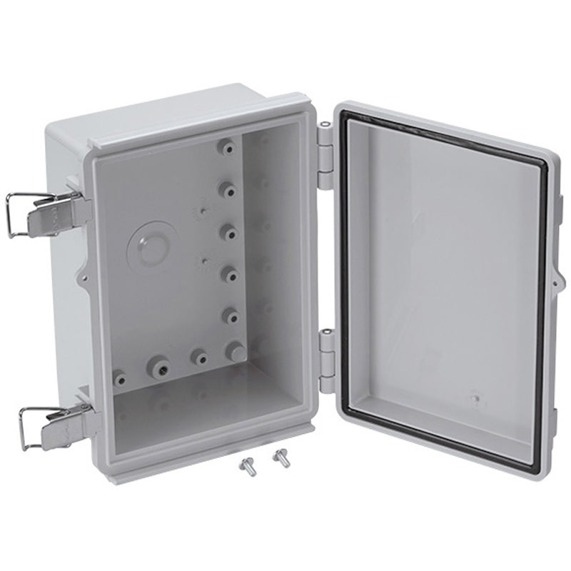 BCPC162610S 防水・防塵開閉式ポリカーボネートプラボックス BCPC