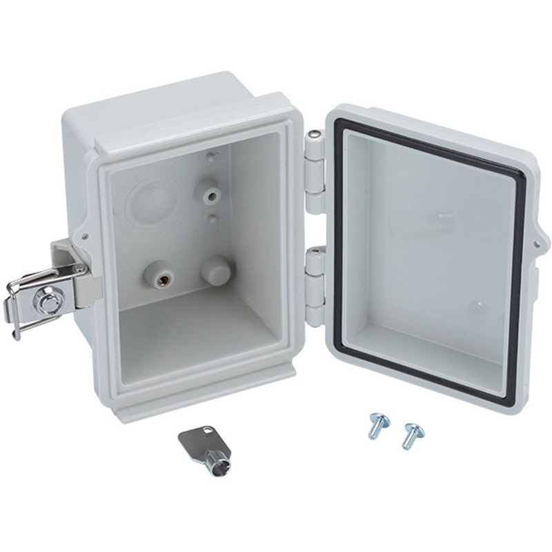 BCPK091207S 防水・防塵鍵付開閉式ポリカーボネートプラボックス BCPK