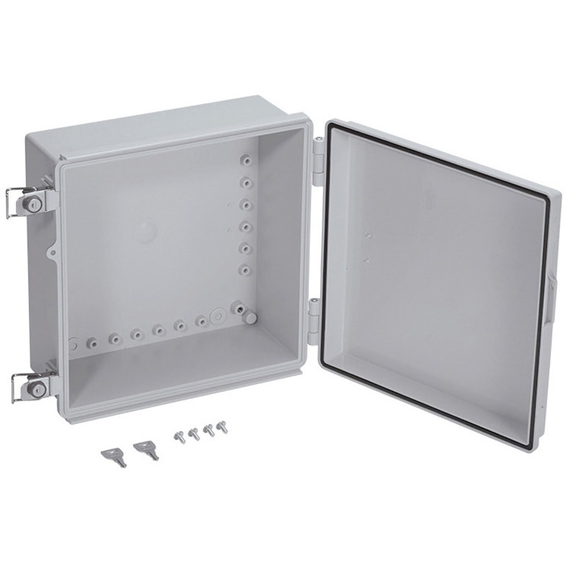 BCPK282813S 防水・防塵鍵付開閉式ポリカーボネートプラボックス BCPK