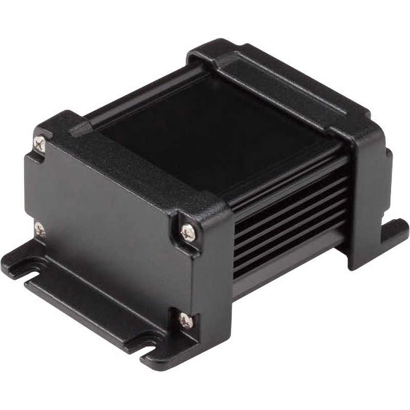 AW21-9-17EBB フランジ足付 IP68防水アルミケース AWシリーズ タカチ電機工業 ブラック/ブラック色   AW21-9-17EBB