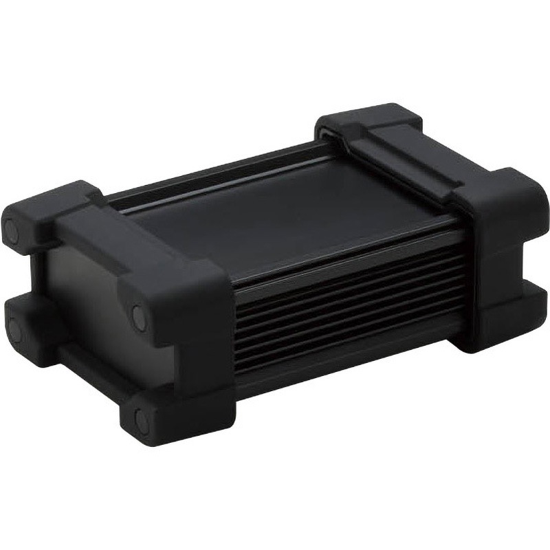 AWP21-9-26BB プロテクター付アルミケース AWPシリーズ タカチ電機工業 防水・防塵 ブラック/ブラック色   AWP21-9-26BB