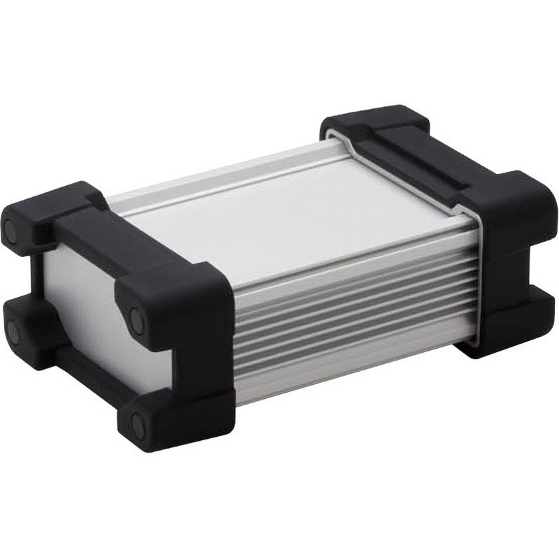 AWP21-9-21SB プロテクター付アルミケース AWPシリーズ タカチ電機工業 防水・防塵 シルバー/ブラック色   AWP21-9-21SB