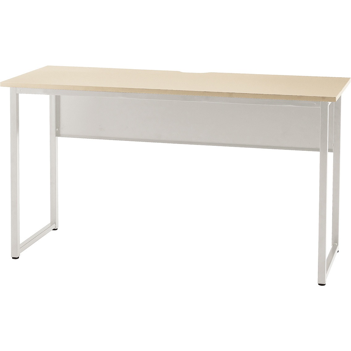 7091-324 スクエアホワイトフレームデスク ストア・エキスプレス ナチュラル 高さ70cm幅120cm奥行き70cm  7091-324