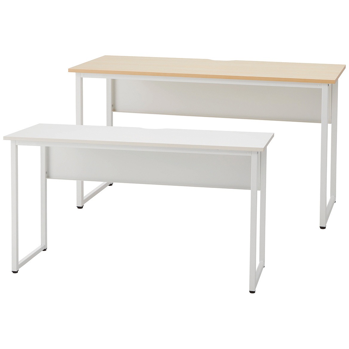 7091-327 スクエアホワイトフレーム サイドデスク ストア・エキスプレス 高さ70cm幅120cm奥行き45cm  7091-327