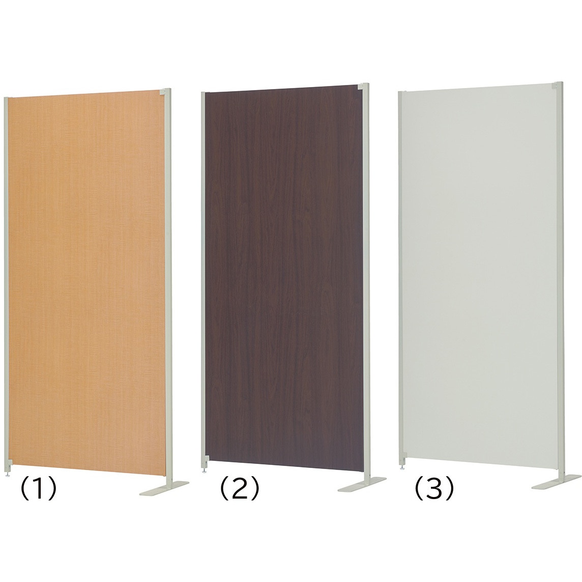 7192-1404 木製パネルパーテーション連結用(片側脚付き) ストア