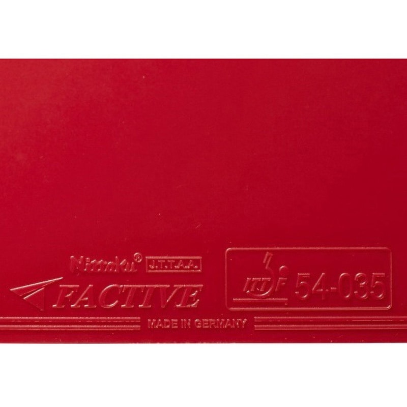 NR-8720-20厚 裏ソフトラバー ファクティブ レッド Nittaku(ニッタク