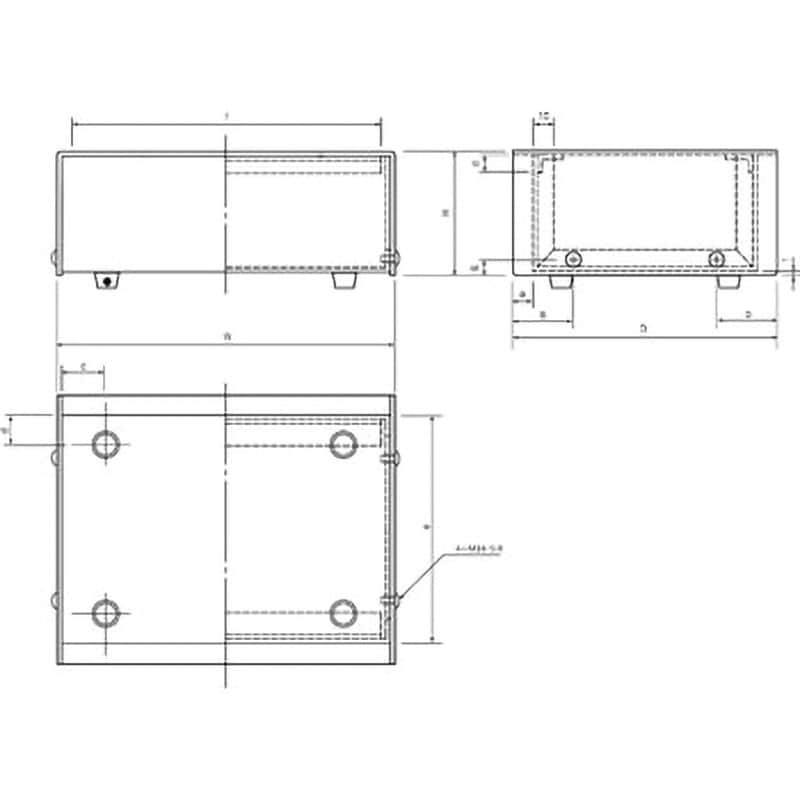 CU-16N 万能金属ケース CU-Nシリーズ 1台 タカチ電機工業 【通販サイト