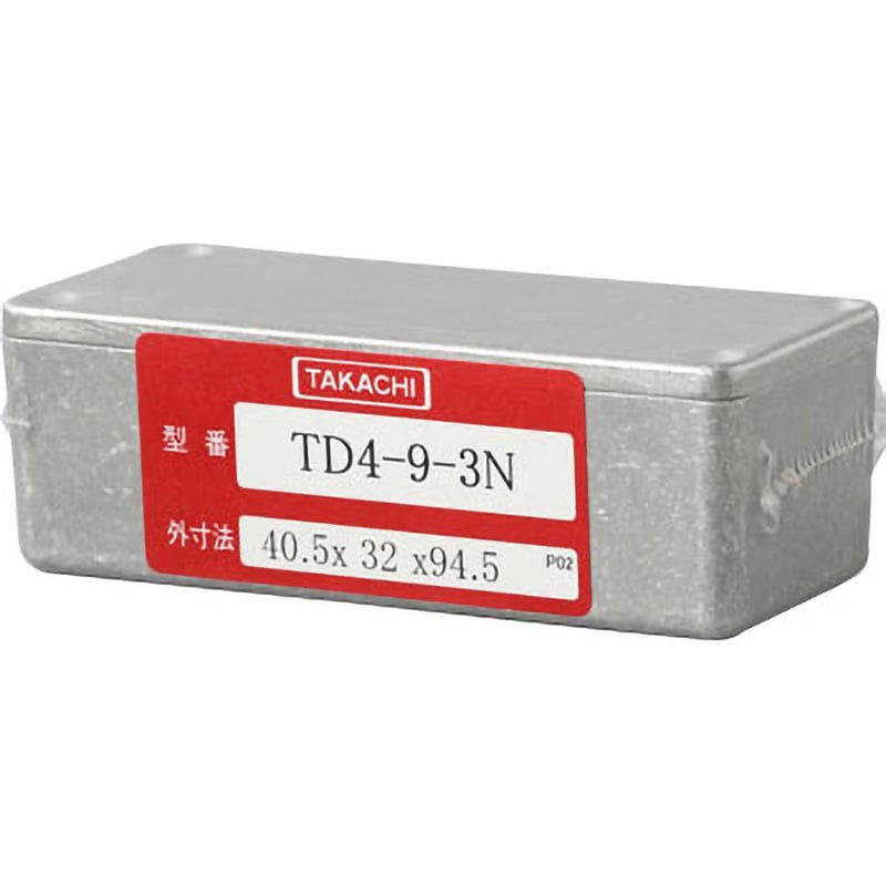 TD4-9-3N アルミダイキャストボックス TDシリーズ 1台 タカチ電機工業 【通販モノタロウ】