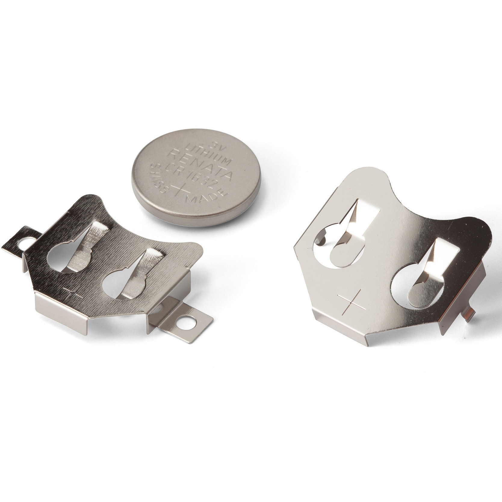 金属製 コイン電池ホルダー SMTM・BK・BSシリーズ