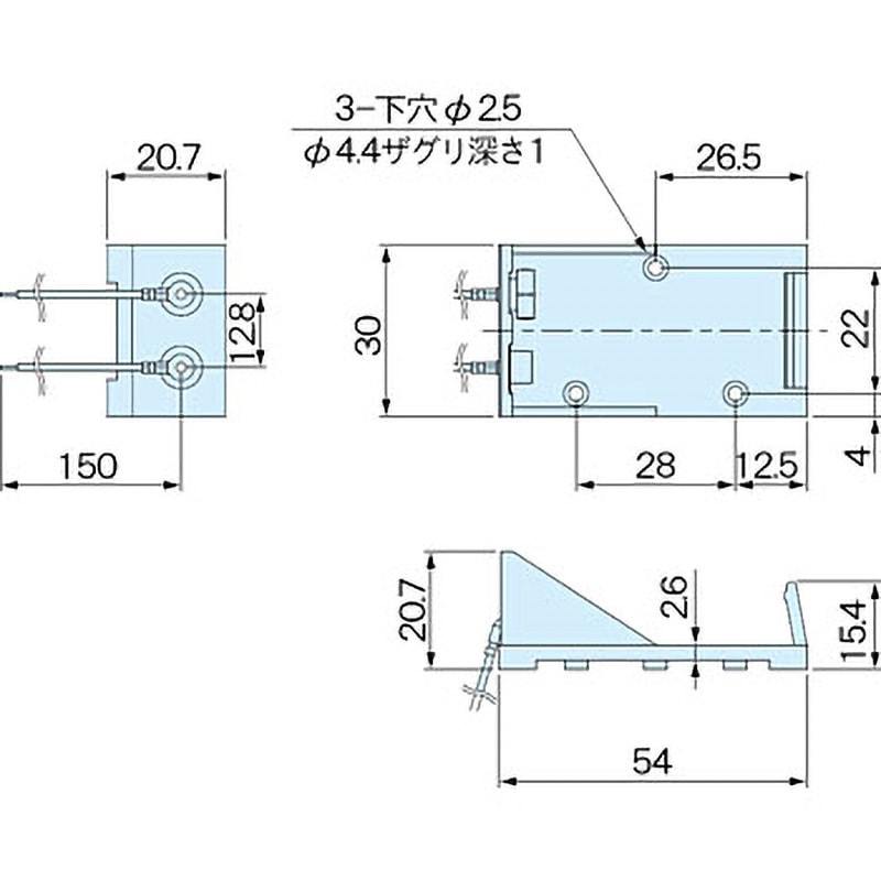 BH-9V-3A V電池ホルダー・006P電池ホルダー BH-9Vシリーズ 1個 タカチ