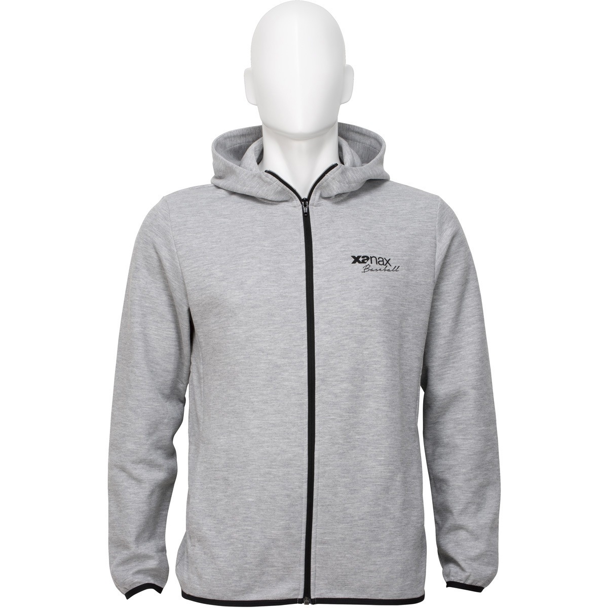 BW20FTJ-MK11-O フーデッドトレーニングジャケット XANAX(ザナックス) 杢グレー色 サイズO  BW20FTJ-MK11-O