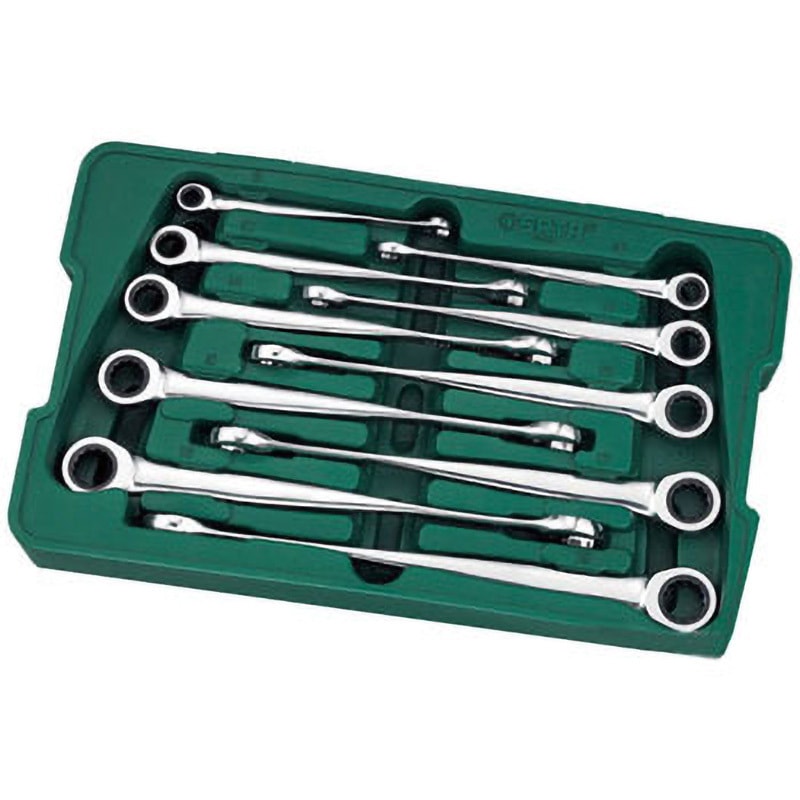 RS-08016 XLX-BEAM ラチェットレンチ10本セット 1セット(10本) SATA 【通販モノタロウ】