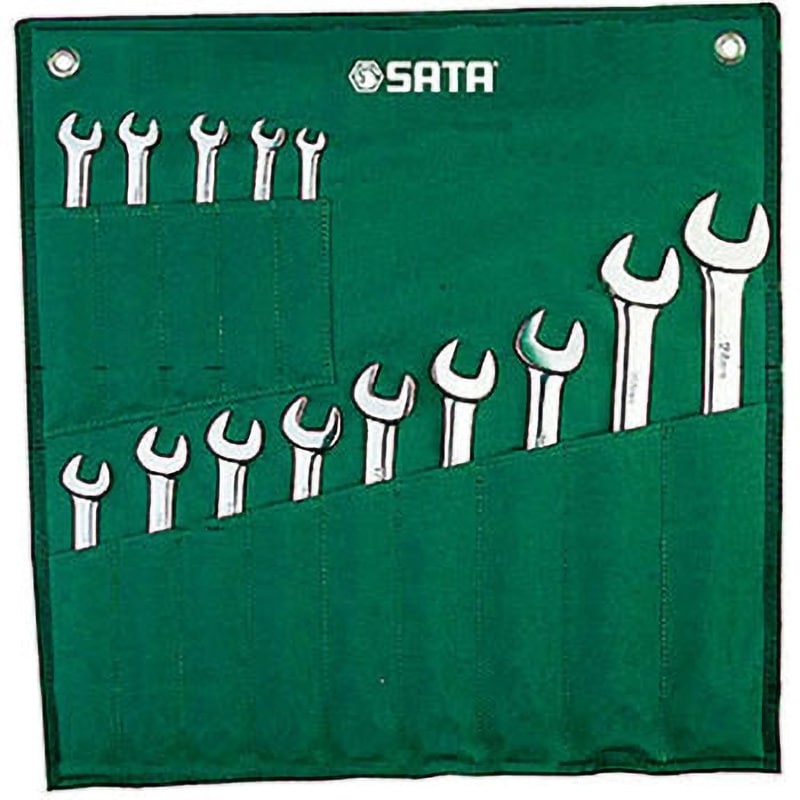 RS-09026 14pcsコンビネーションレンチレンチセット 1セット(14本) SATA 【通販モノタロウ】