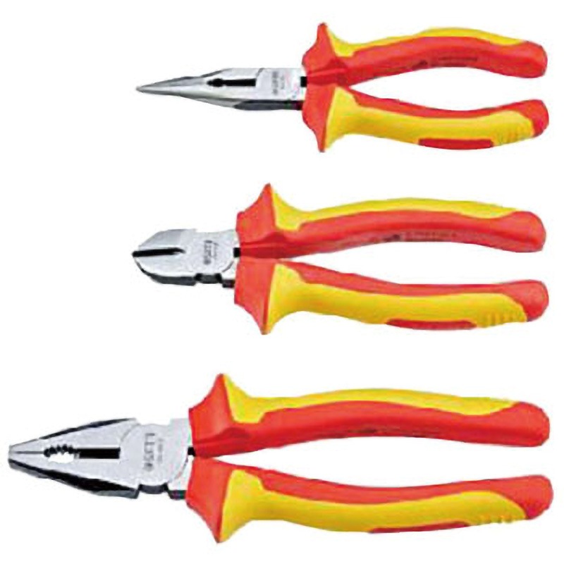 RS-09261 VDE絶縁プライヤー3pcs 1セット SATA 【通販モノタロウ】