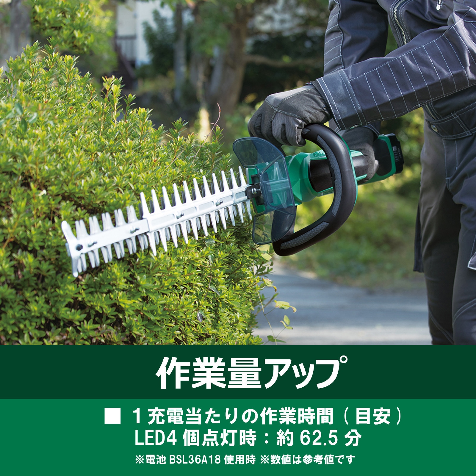 CH3656DA(NN) 36Vコードレス植木バリカン HiKOKI(ハイコーキ) 充電式 