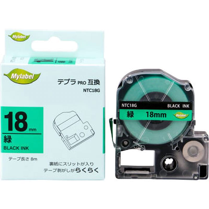 NTC18G Mylabel 互換テプラテープ 1個 日本ナインスター 【通販 