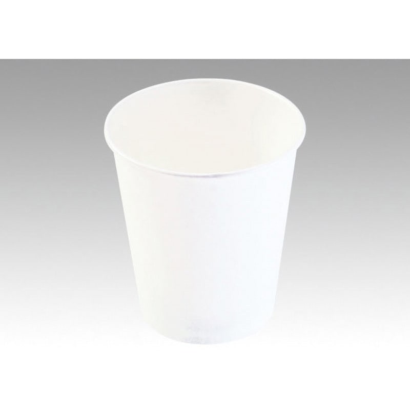 286218 PS 紙コップ 白無地 PackStyle(パックスタイル) 容量156mL 入数3000 直径65mm