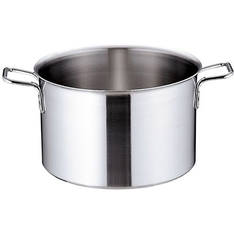 トリノ 半寸胴鍋 仔犬印(本間製作所) 容量38L 呼び寸法42cm