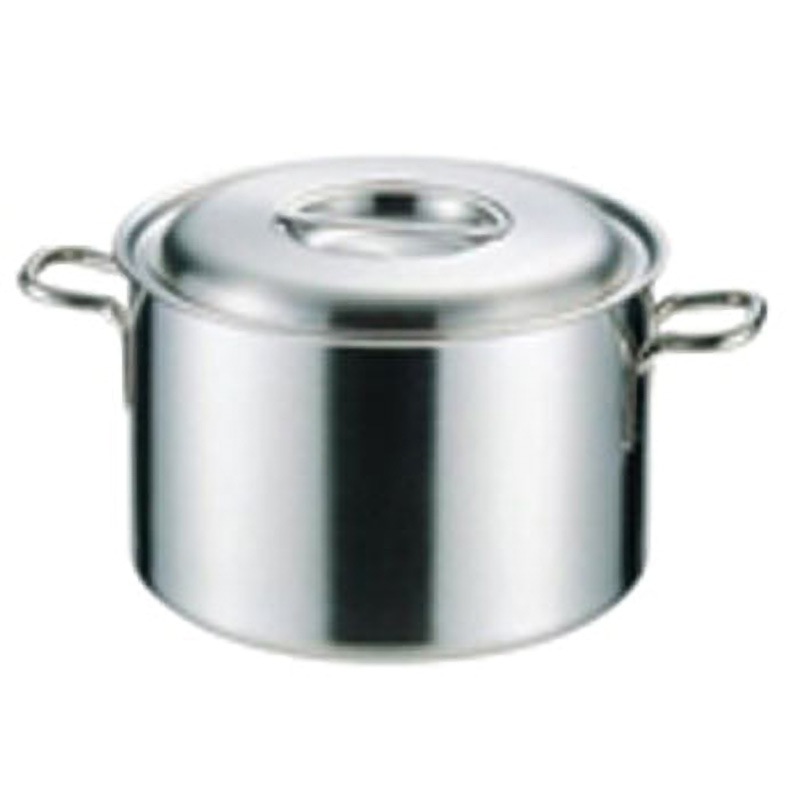 プロデンジ 半寸胴鍋 仔犬印(本間製作所) 容量7.5L 呼び寸法24cm