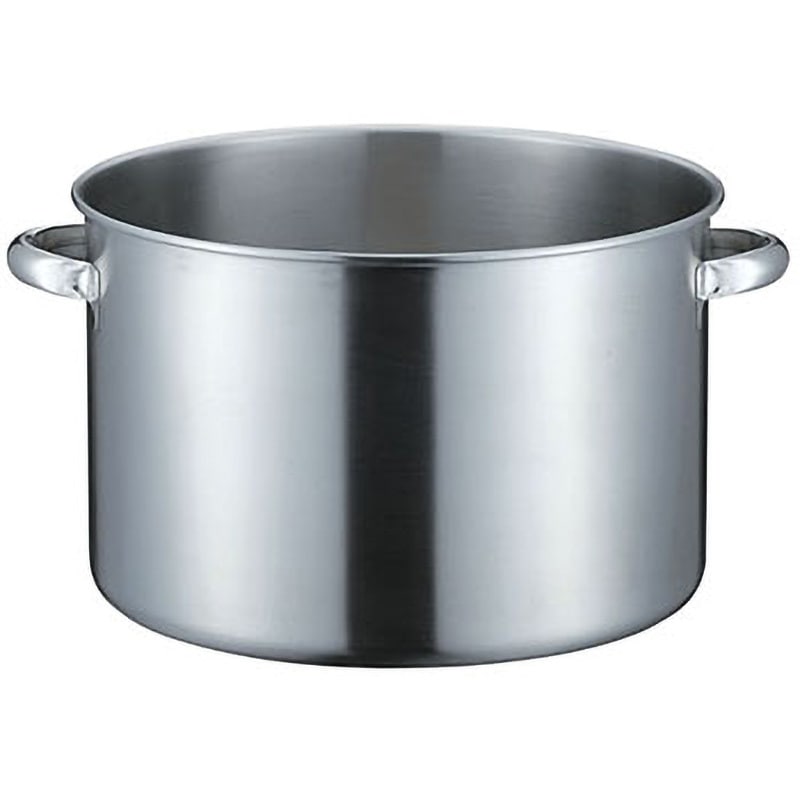 19-0電磁対応半寸胴鍋(蓋無) 仔犬印(本間製作所) 容量18L 呼び寸法33cm 8,798円