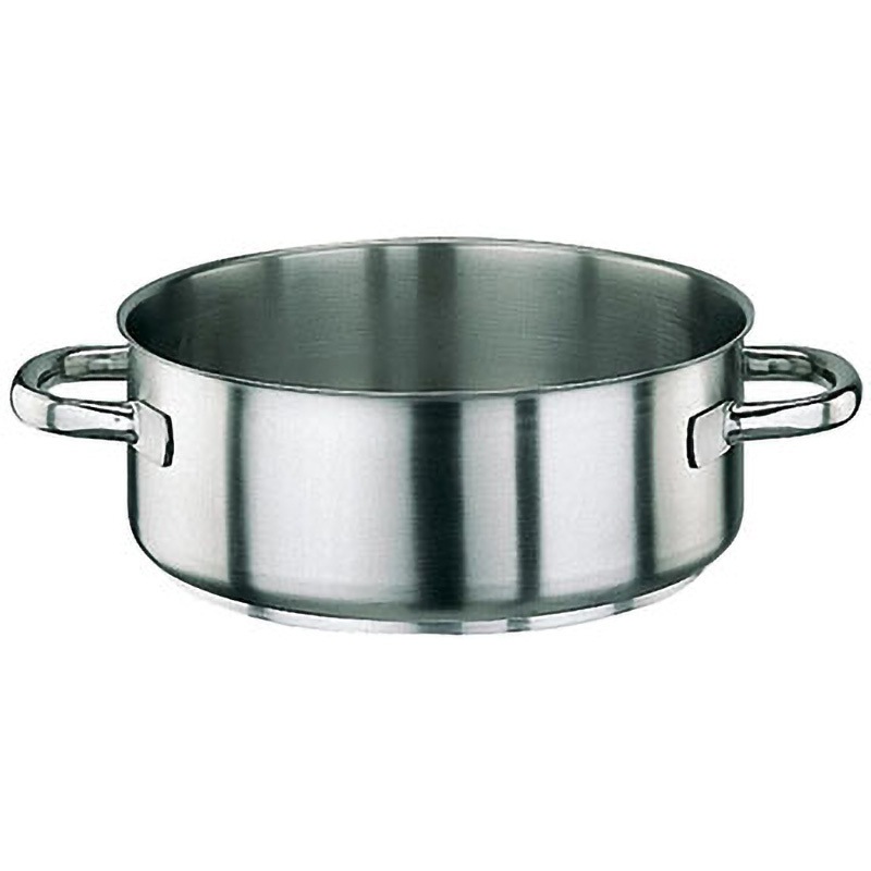 100928 パデルノ 18-10外輪鍋 (蓋無) パデルノ 容量5.8L 呼び寸法28cm